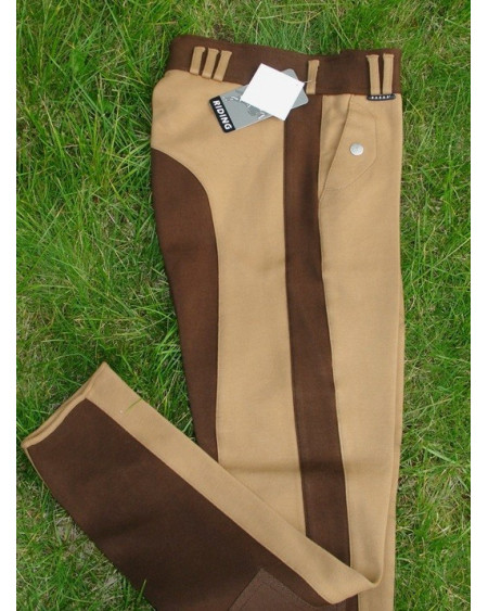 Horka Pleasure twotone rijbroek, Cognac