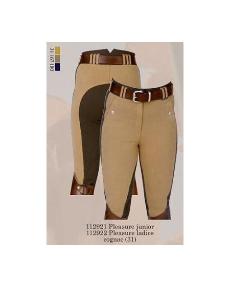 Horka Pleasure twotone rijbroek, Cognac