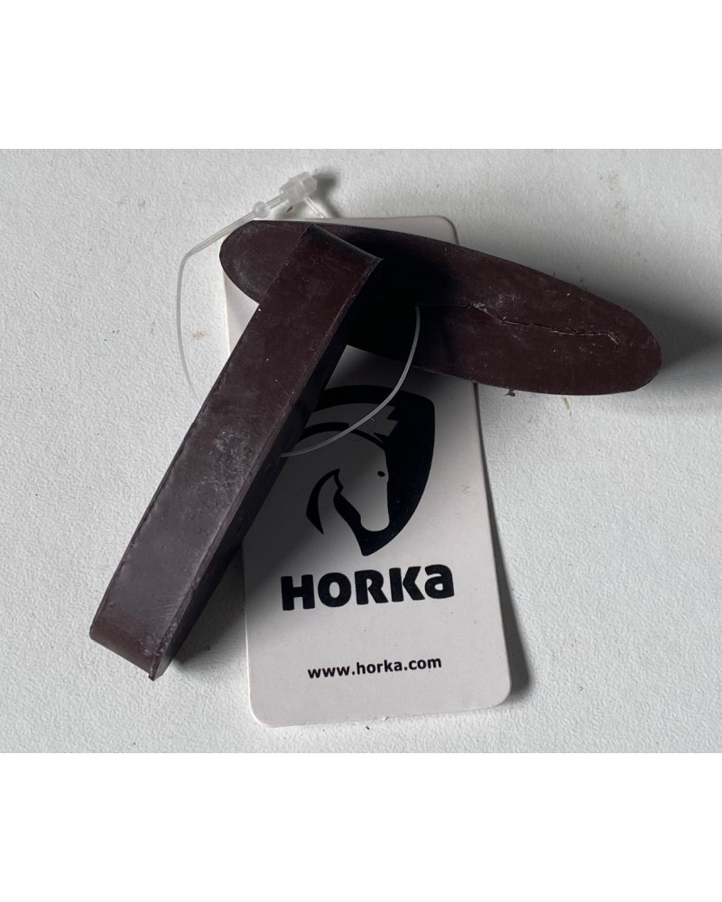 Horka teugelstops rubber, Donkerbruin
