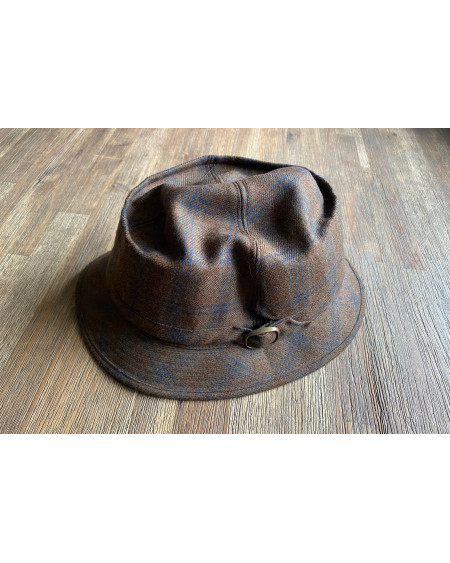 Horka sportieve hoed Globetrotter, mosterdbruin geruit