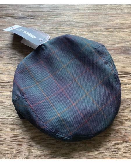 Horka wollen pet, Navy geruit