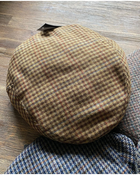 Horka decoratieve geruite pet, Camel/Bruin geruit