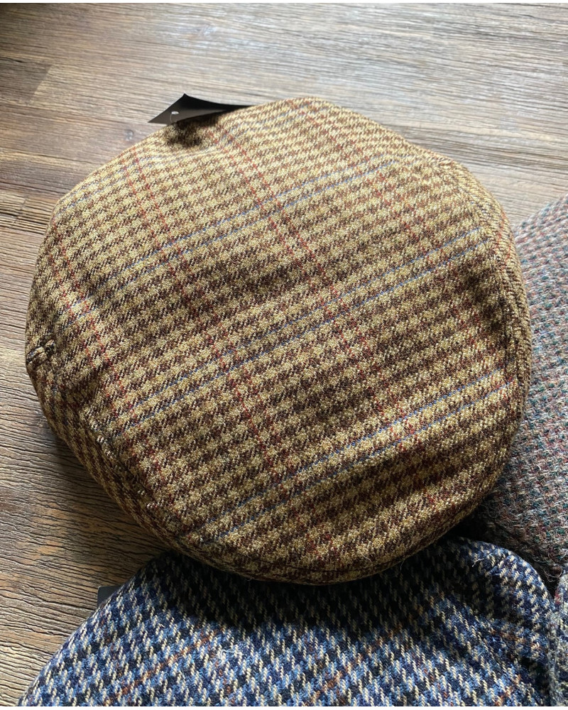 Horka decoratieve geruite pet, Camel/Bruin geruit