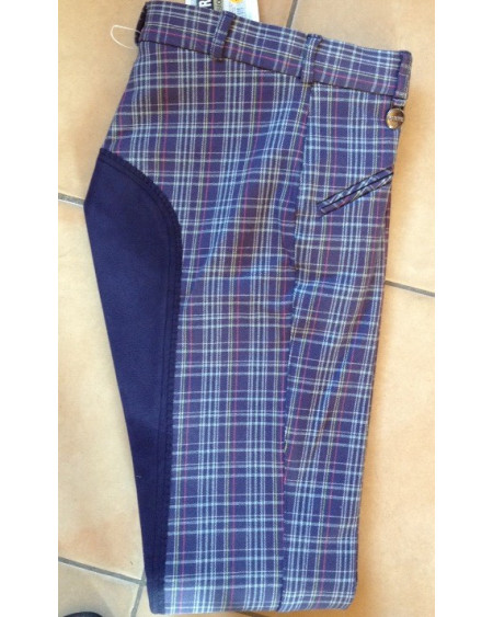 Kantrie Lifestyle rijbroek, kunstl.zit, kohlblau/jade