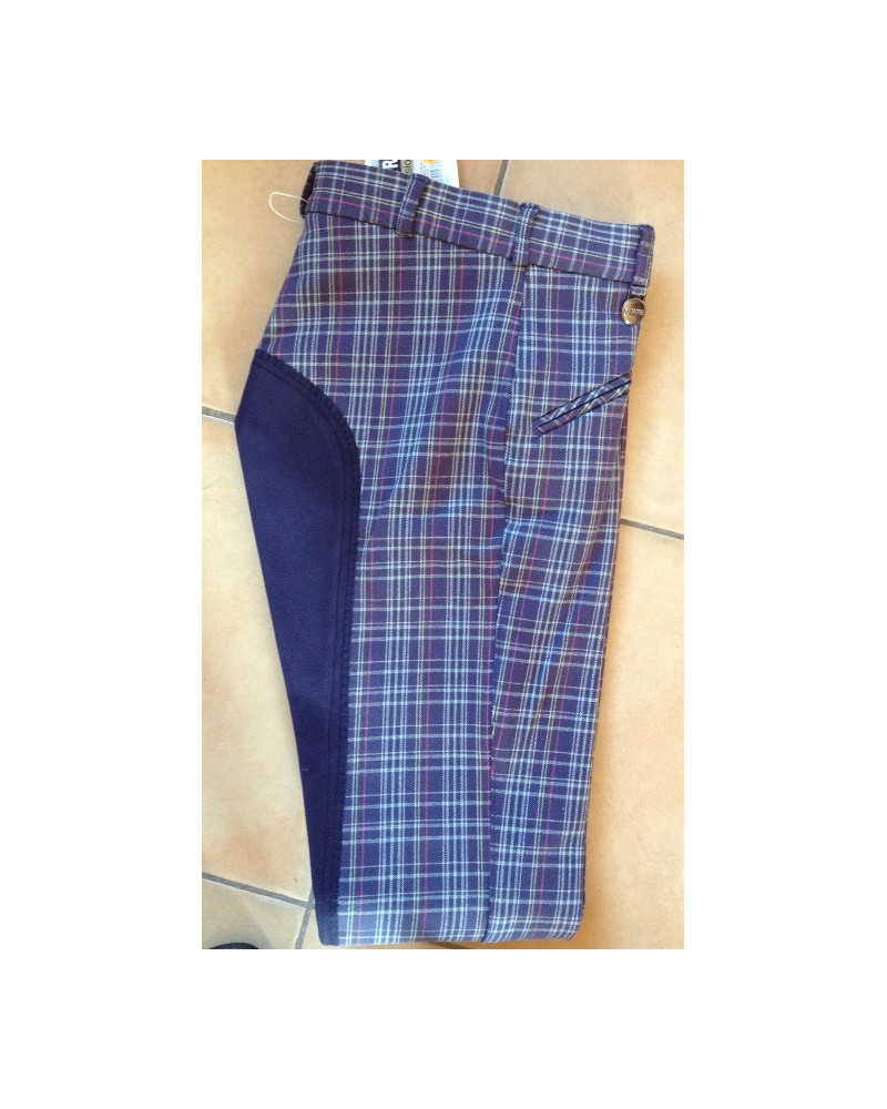 Kantrie Lifestyle rijbroek, kunstl.zit, kohlblau/jade