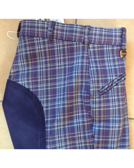 Kantrie Lifestyle rijbroek, kunstl.zit, kohlblau/jade