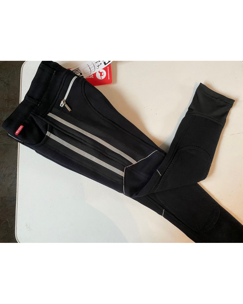 Red Horse rijbroek Ola Slim Fit, Zwart m reflectie