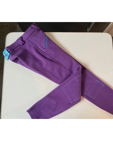 QHP rijbroek Junior, Paars