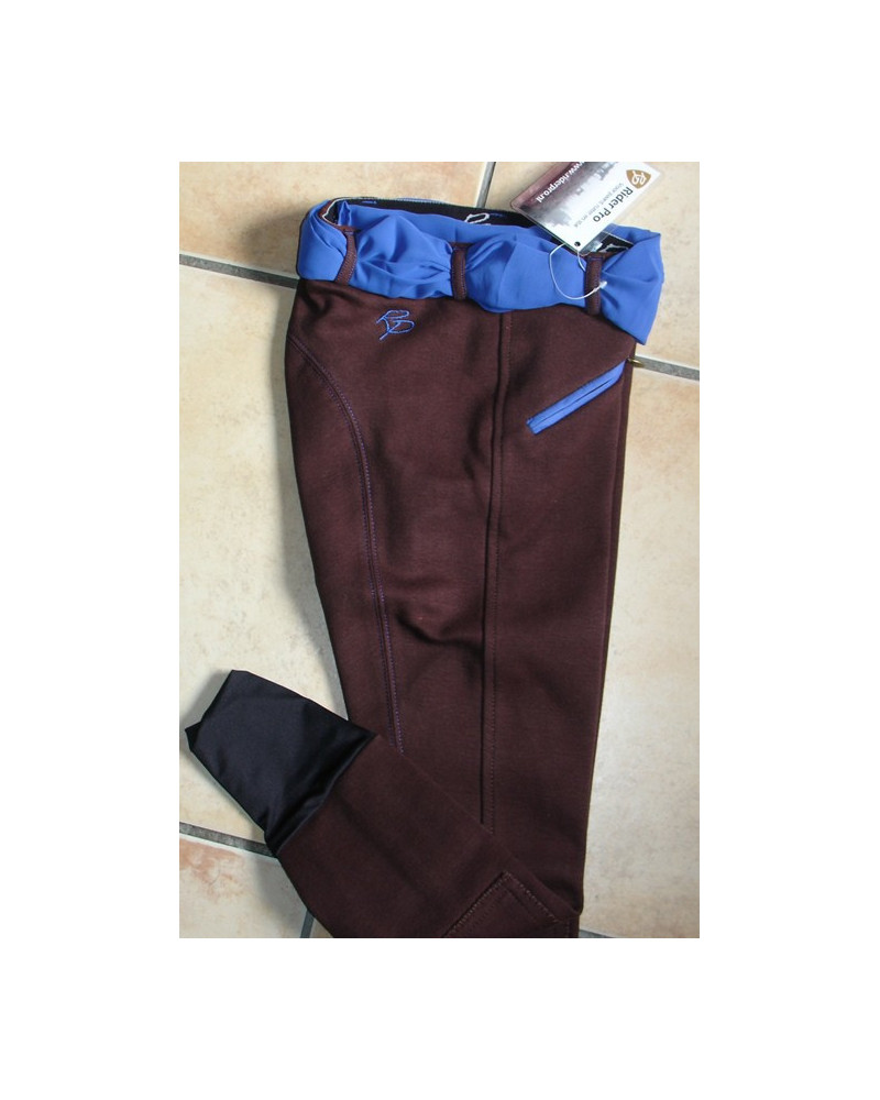 Rider Pro rijbroek Lana, Bruin/Blauw