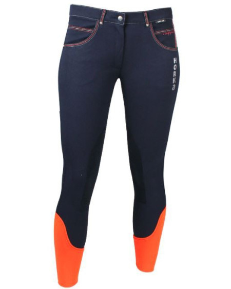 Horka Jr. rijbroek Olanda Elasta, Donkerblauw