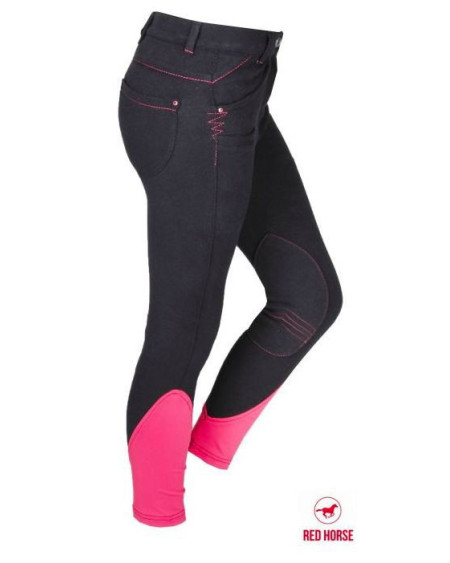 Red Horse rijbroek Evy Slimfit, Zwart
