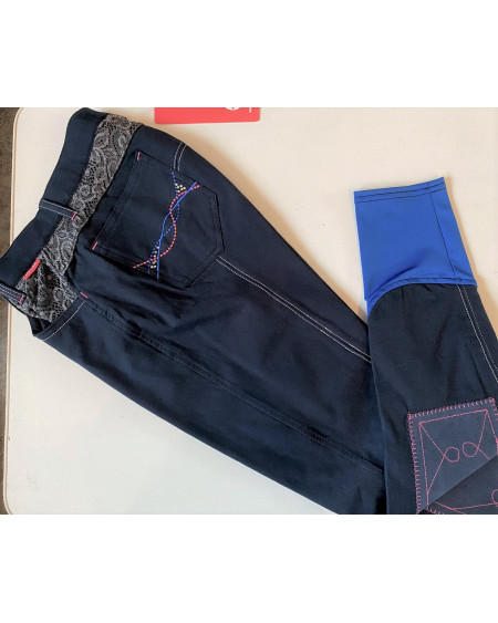 Red Horse Jr. rijbroek Nicole, Blauw