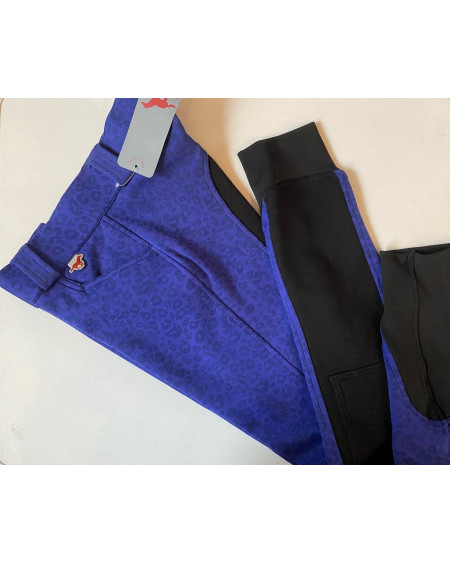 Red Horse Jr. rijbroek Lowhip Elastico, Plum