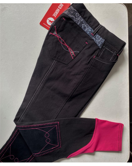 Red Horse Jr. Rijbroek Nicole, Zwart