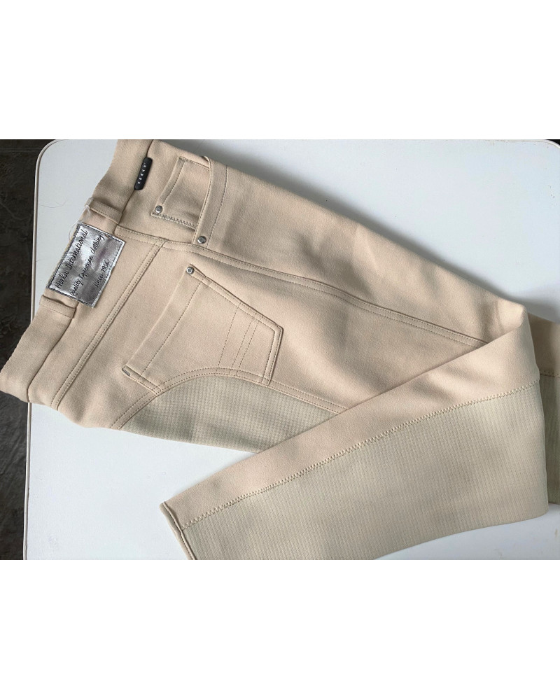 Horka rijbroek 111108, grip zitvlak, Beige