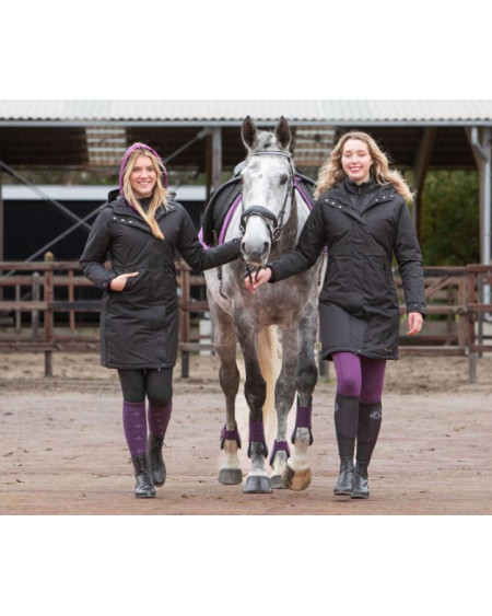 Harry's Horse Waterproof Jas Deluxe Halsa, Zwart