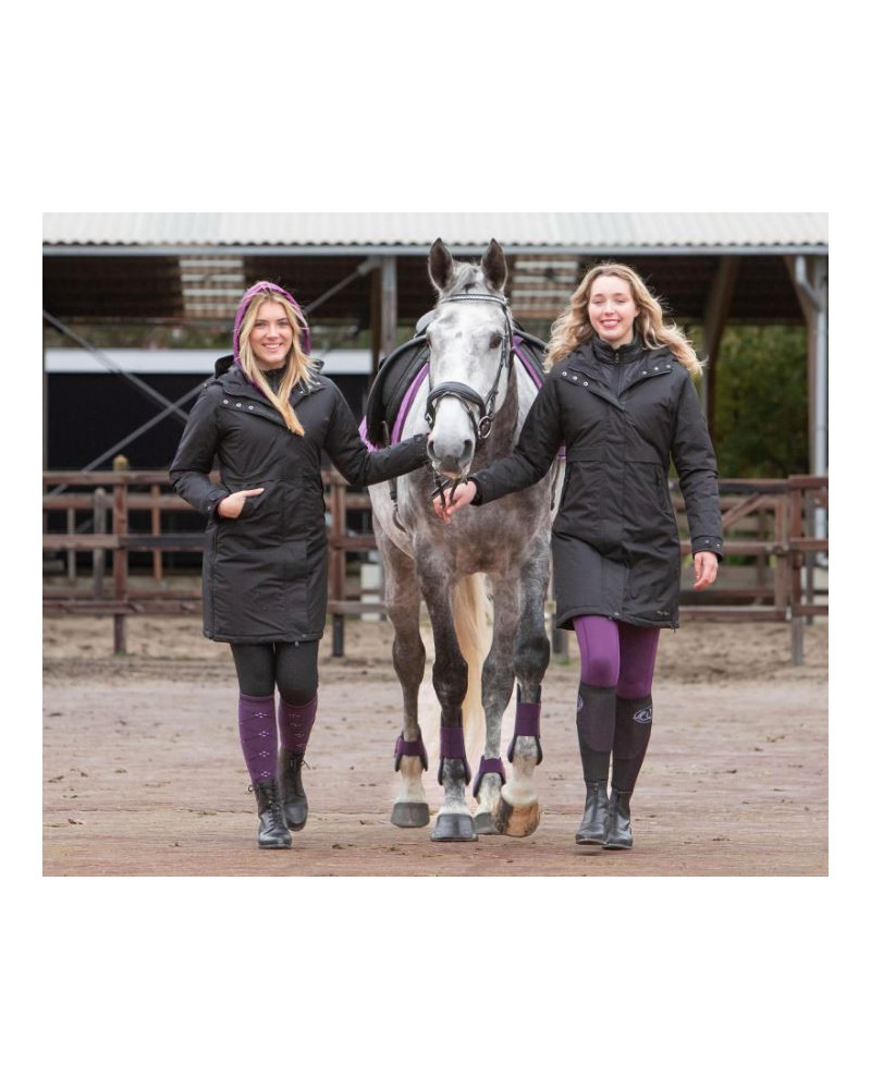 Harry's Horse Waterproof Jas Deluxe Halsa, Zwart