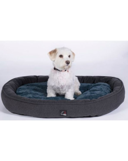 Hondenmand Anam Cara, Ovaal, Donkerblauw/Petroleum