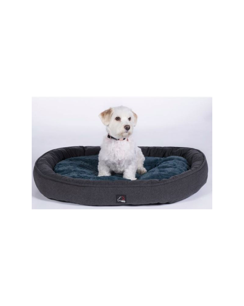 Hondenmand Anam Cara, Ovaal, Donkerblauw/Petroleum