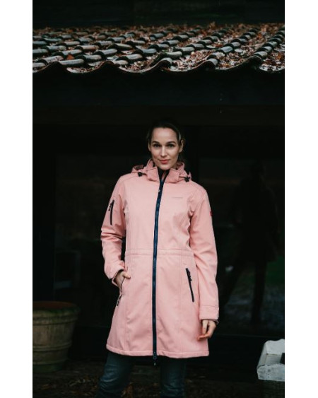 Nordberg Gitte Lange Padded Softshell Jas, Dark Navy Melange