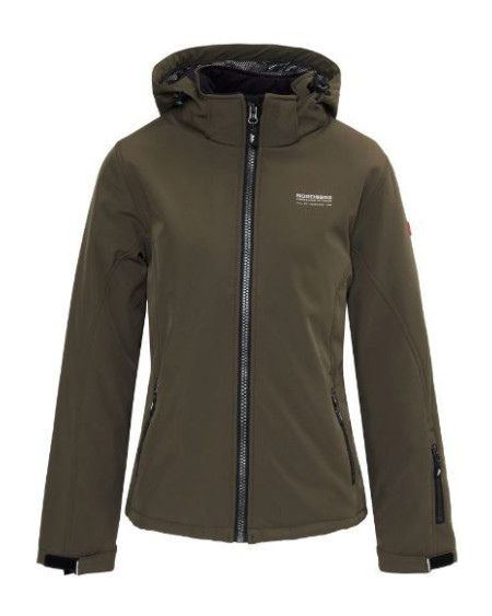 Nordberg Shirley Padded Softshell Jas, Army