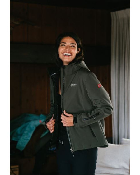 Nordberg Shirley Padded Softshell Jas, Army