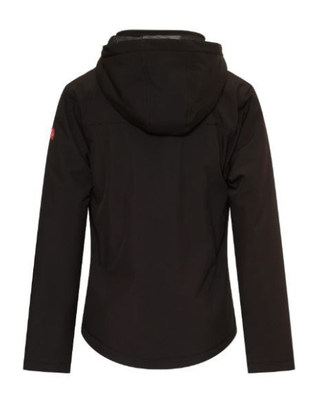 Nordberg Shirley padded softshell jas, Zwart
