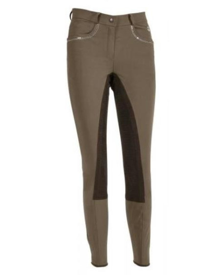 Busse rijbroek Glam-Star, Kunstl.Zit m Siliconen, Grijs