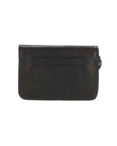 Old West San Antonio sleuteletui met RFID blocking, Zwart/Rood/Bruin