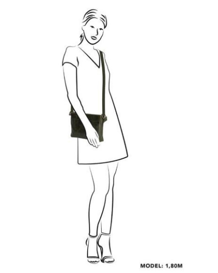 MicMacBags schoudertas Porto, Donkergroen