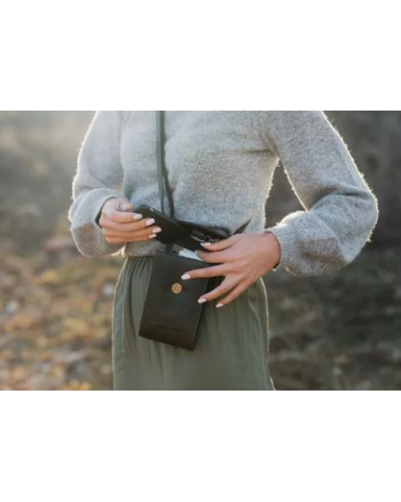 MicMacBags Mendoza telefoontasje 20065, Zwart