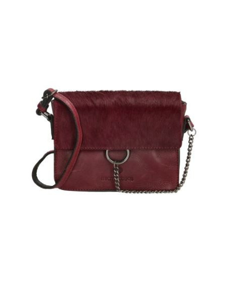 MicMacBags Mendoza Schoudertas 20061, Bordeaux rood