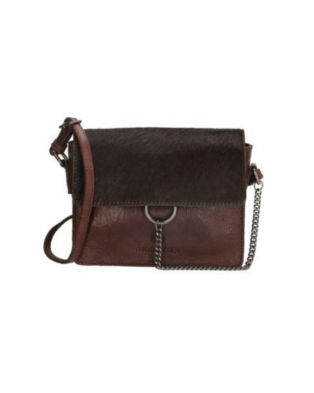 MicMacBags Mendoza Schoudertas 20061, Donkerbruin