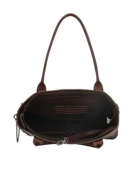 MicMacBags Mendoza Shopper 20064, Donkerbruin