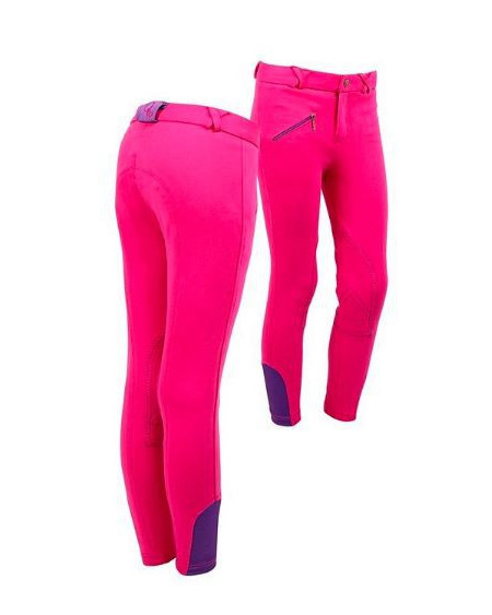 QHP rijbroek Junior, Fuchsia