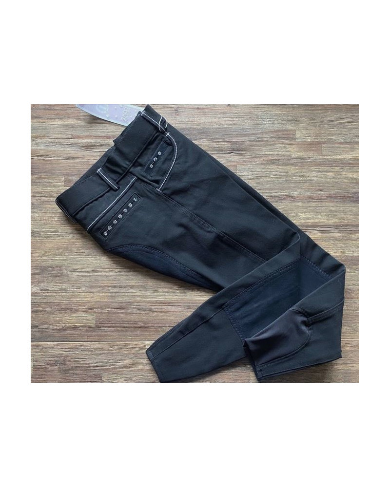 Imperial Riding rijbroek Flower Power Full Seat, Zwart