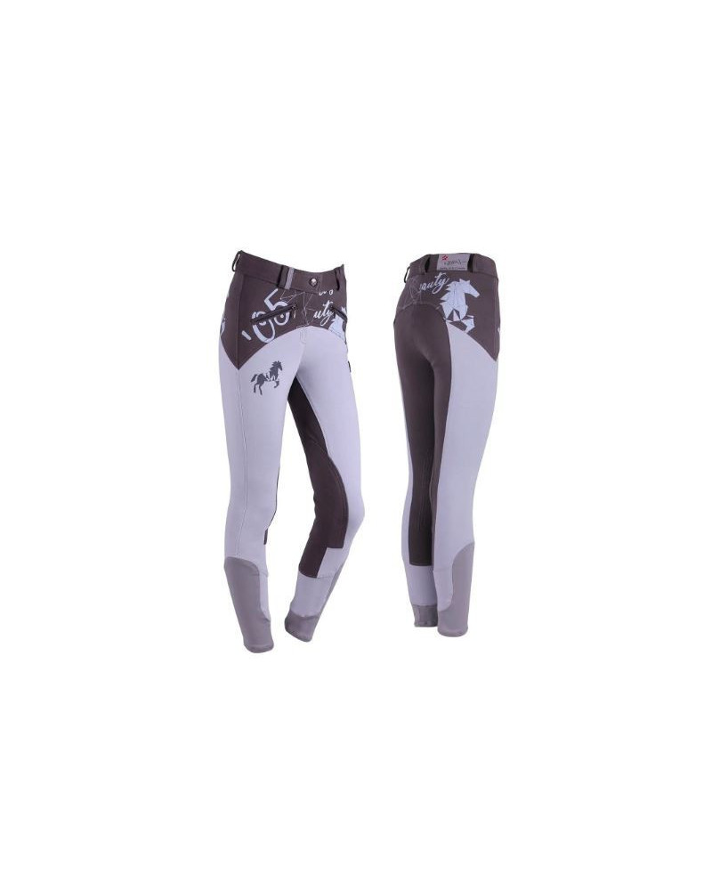 QHP rijbroek Hatty Junior, Grijs