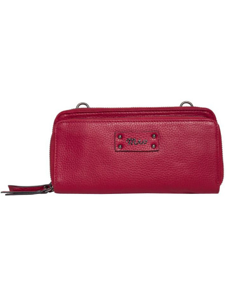 Mira Luna MIO portemonnee Carpi L met telefoonvak, Rood