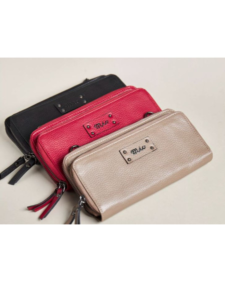 Mira Luna MIO portemonnee Carpi L met telefoonvak, Rood