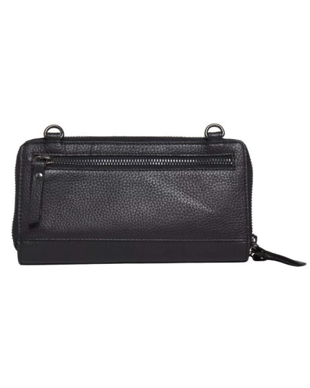 Mira Luna MIO Portemonnee Carpi L Met Telefoonvak, Zwart