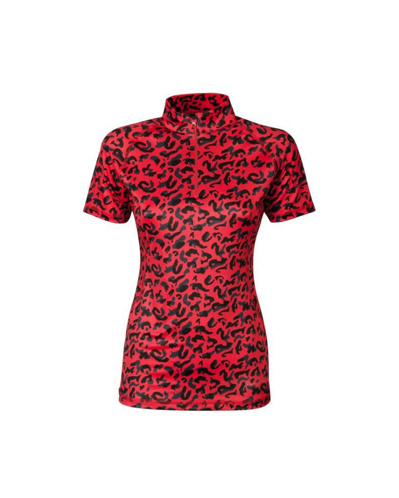 Harry's Horse shirt Just Ride Leopard, Coral