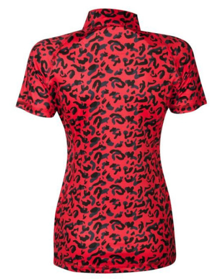 Harry's Horse shirt Just Ride Leopard, Coral
