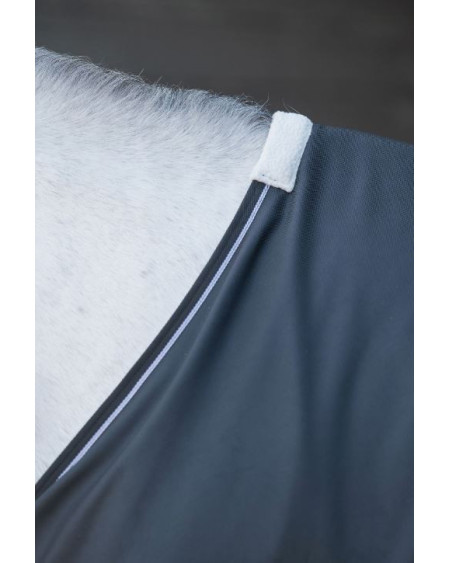 HKM Teddy Gevoerde Premium 1680D Weidedeken, Donkerblauw