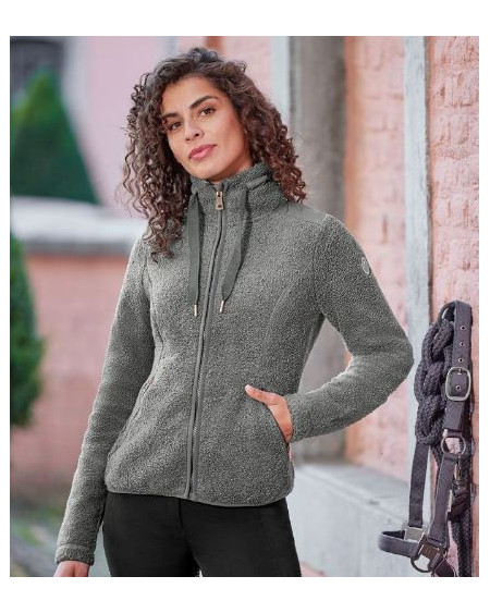 Elt Teddy Fleecejack Marseille, Pewter (grijs)