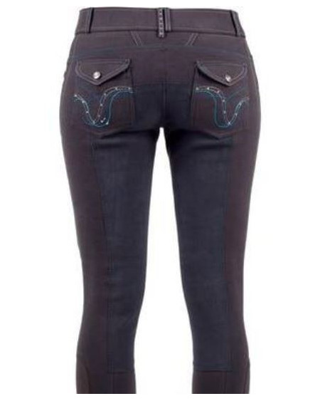 Horka Phoenix Elasta rijbr., kunstl.zit, anthracite