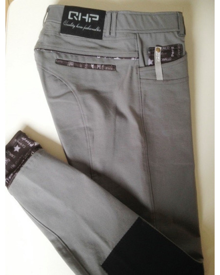 QHP rijbroek, grijs
