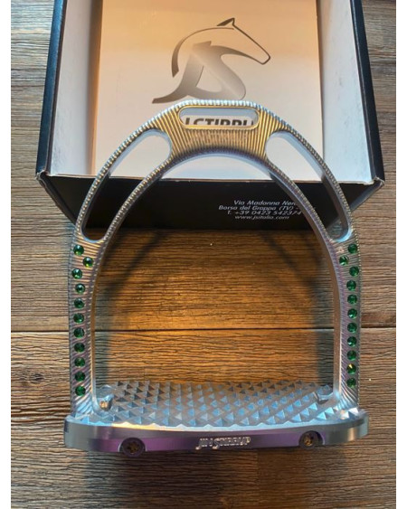 Jin Stirrup Ltd Edition Swarovski Dressuur Stijgbeugels, Aluminium