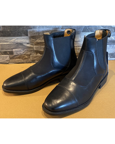 Horze Nest jodhpur leer met neopreen 3095-RHZ, Zwart