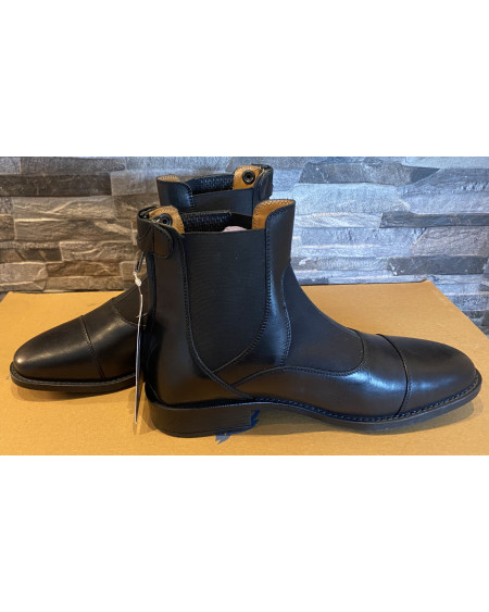 Horze Nest jodhpur leer met neopreen 3095-RHZ, Zwart