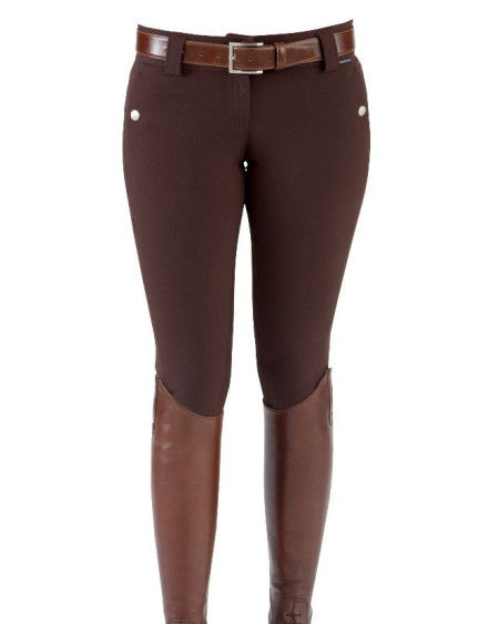 Horka Sensation rijbroek, Kunstl. Zit, Buffalo (dbruin)